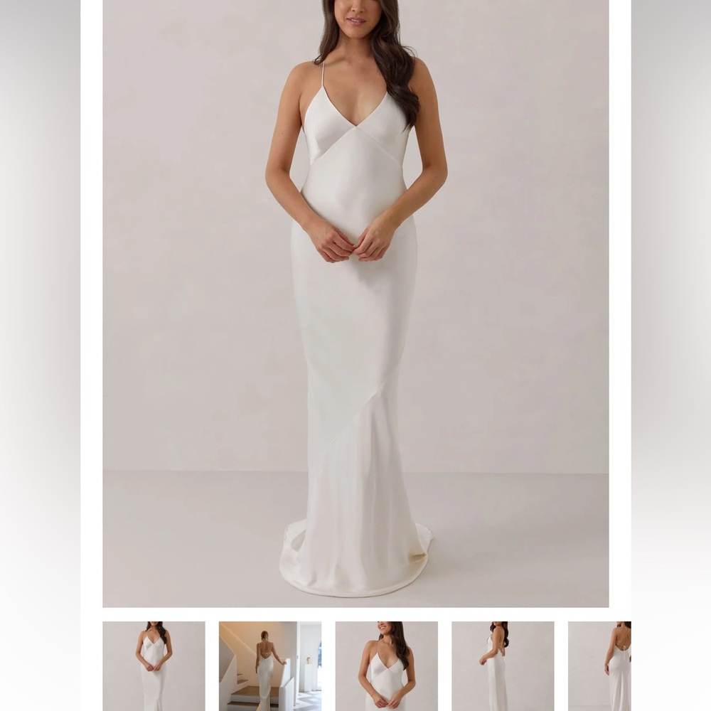 Elegant White Wedding Dress